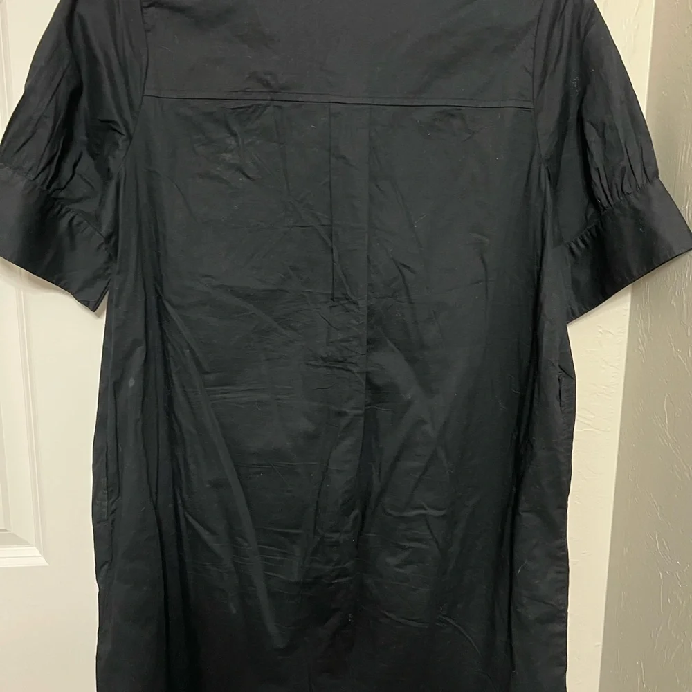 Old Navy Black Button-Up Shirt Dress - Picture 4 of 4